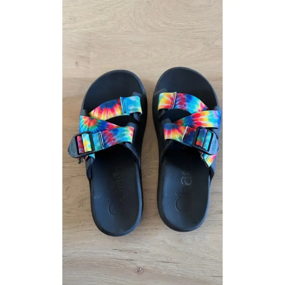 Chaco Women's Chillos tie dye Slide water sandal size 6